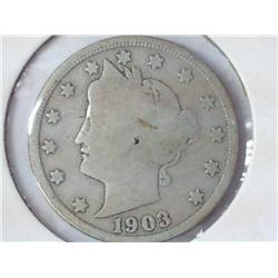 1903 Liberty "v" Nickel