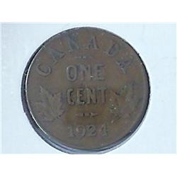 1924 Canada One Cent (Key Date)