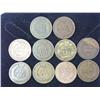 Image 2 : 10 Assorted Indian Head Cents (1890's)