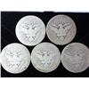 Image 2 : 5 Assorted Barber Quarters