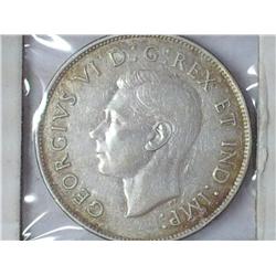 1943 Canada 50 Cents