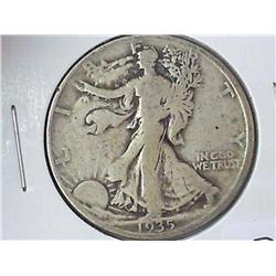 1935-D Walking Liberty Half Dollar