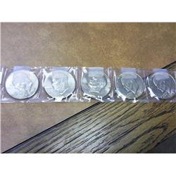 5 Assorted Ike Dollars