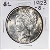 Image 1 : 1923-S $1 Peace Silver Dollar Coin