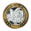 Image 1 : .999 Fine Silver Tropicana Las Vegas, Nevada $10 Limited Edition Gaming Token