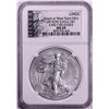Image 1 : 2014(W) $1 American Silver Eagle Coin NGC MS69 Early Releases West Point Mint
