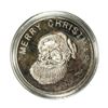 Image 1 : Merry Christmas 1 Ounce .999 Fine Silver Round