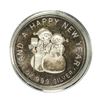 Image 2 : Merry Christmas 1 Ounce .999 Fine Silver Round