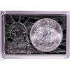 Image 1 : 2012 $1 American Silver Eagle Coin & 2oz Silver Bar Set