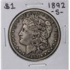 Image 1 : 1892-S $1 Morgan Silver Dollar Coin