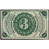 Image 2 : March 3, 1863 Third Issue Three Cents Fractional Currency Note