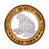 Image 1 : .999 Silver Sam's Town Las Vegas, Nevada $10 Limited Edition Casino Gaming Token