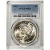 Image 1 : 1923 $1 Peace Silver Dollar Coin PCGS MS63