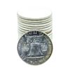 Image 2 : Roll of (20) Brilliant Uncirculated 1963 Franklin Half Dollar Coins