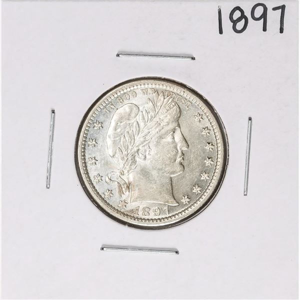 1897 Barber Quarter Coin