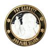 Image 1 : .999 Silver Lawmen Series Pat Garrett $10 Limited Edition Casino Gaming Token