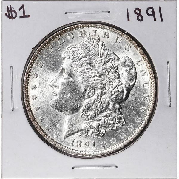1891 $1 Morgan Silver Dollar Coin