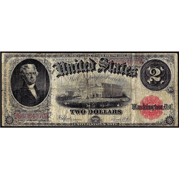 1917 $2 Legal Tender Note
