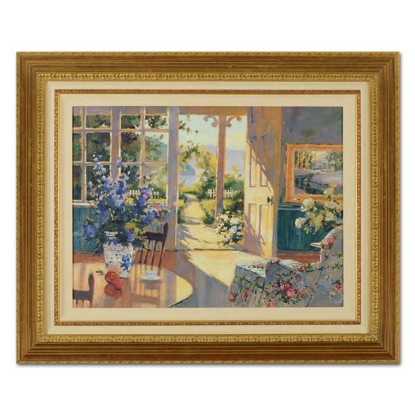 Marilyn Simandle "Sunlit Cottage" Limited Edition Giclee On Canvas