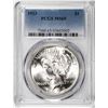 Image 1 : 1923 $1 Peace Silver Dollar Coin PCGS MS65