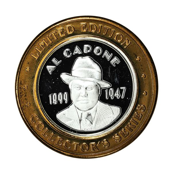 .999 Silver Al Capone Casino $10 Casino Collectors Series Gaming Token