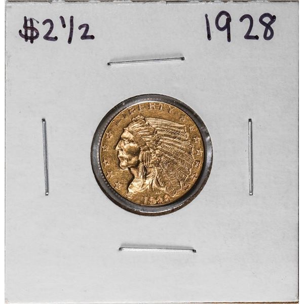 1928 $2 1/2 Indian Head Quarter Eagle Gold Coin