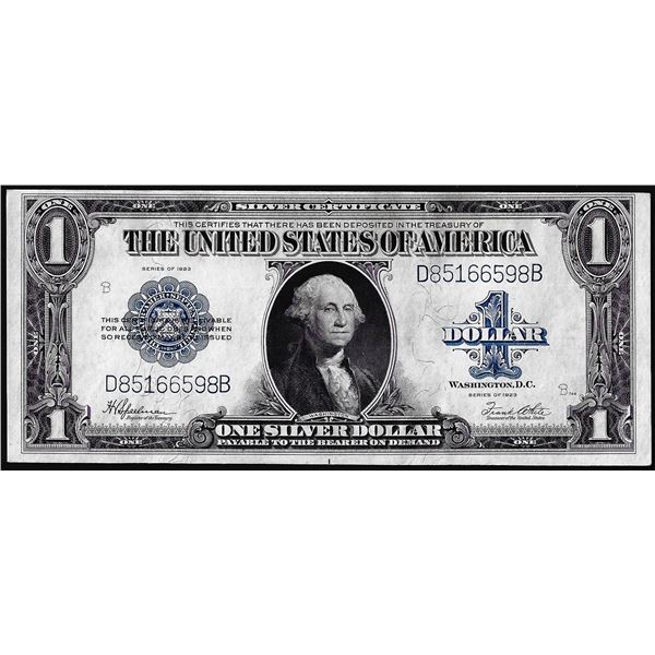 1923 $1 Silver Certificate Note