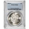 Image 1 : 1882-S $1 Morgan Silver Dollar Coin PCGS MS63