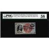 Image 1 : 1863 4th Issue 15 Cents Fractional Currency Note Fr.1271 PMG Ch. About Uncirculated 58