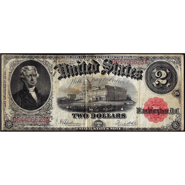 1917 $2 Legal Tender Note