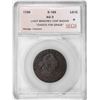 Image 1 : 1799 S-189 Draped Bust Large Cent Coin SEGS AG-3