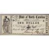 Image 1 : 1861 $1 State of North Carolina Raleigh Obsolete Note