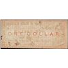 Image 2 : 1861 $1 State of North Carolina Raleigh Obsolete Note