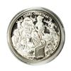Image 1 : Merry Christmas 1 Ounce .999 Fine Silver Round