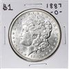 Image 1 : 1887-O $1 Morgan Silver Dollar Coin