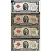 Image 1 : Lot of (4) 1928 $2 Legal Tender Notes