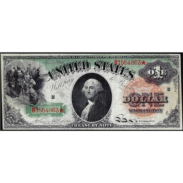 1869 $1 Rainbow Legal Tender Note