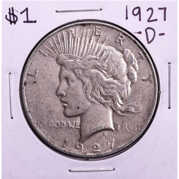 1927-D $1 Peace Silver Dollar Coin
