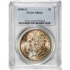 Image 1 : 1898-O $1 Morgan Silver Dollar Coin PCGS MS63 Nice Toning