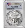 Image 1 : 2017 $1 American Silver Eagle Coin PCGS MS70 First Strike