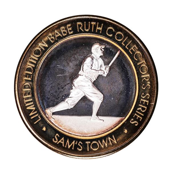 .999 Silver Sam's Town Robinsonville, MI $10 Casino Limited Edition Gaming Token