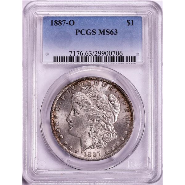 1887-O $1 Morgan Silver Dollar Coin PCGS MS63
