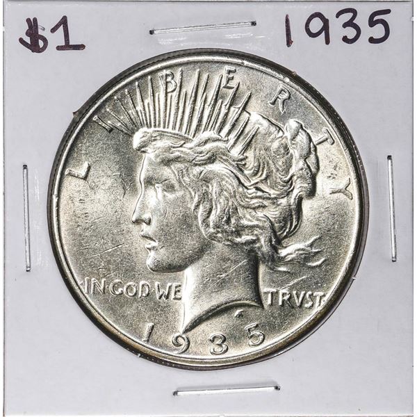 1935 $1 Peace Silver Dollar Coin