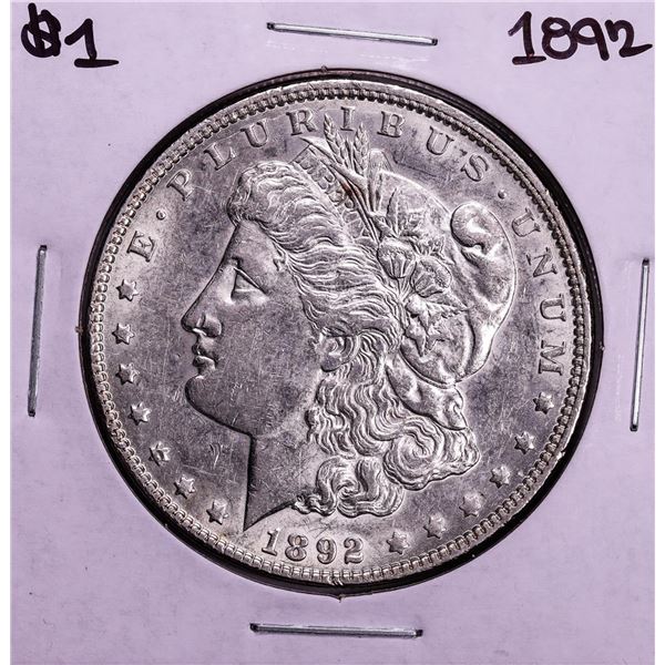 1892 $1 Morgan Silver Dollar Coin