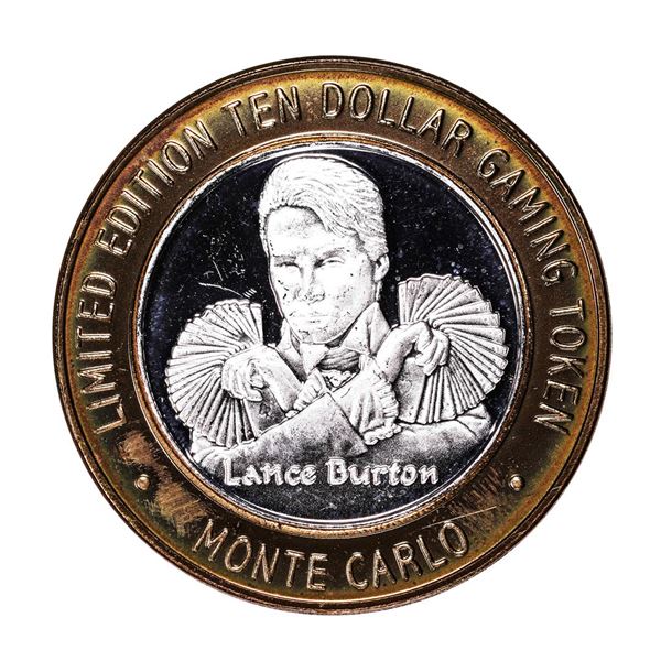 .999 Silver Monte Carlo Resort & Casino Las Vegas, NV $10 Limited Edition Gaming Token