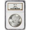 Image 1 : 1885 $1 Morgan Silver Dollar Coin NGC MS63 Nice Toning