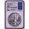 Image 1 : 2021(S) Ty. 1 $1 American Silver Eagle Coin NGC MS69 Jeppson Signed Emergency Release