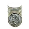 Image 1 : Roll of (20) Brilliant Uncirculated 1964 Kennedy Half Dollar Coins