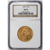 Image 1 : 1853 $10 Liberty Head Eagle Gold Coin NGC AU55