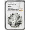 Image 1 : 1988 $1 American Silver Eagle Coin NGC MS69